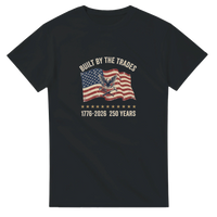 Load image into Gallery viewer, Built by the Trades black t-shirt, 250 years patriotic design