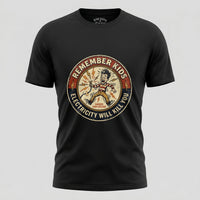 Load image into Gallery viewer, Electricity Will Kill You electrician t-shirt front