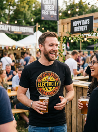 Load image into Gallery viewer, Electricity Will Kill You | Funny Electrician T-Shirt | Novelty Tee